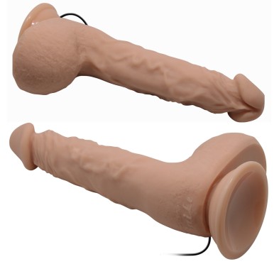 Sztuczny penis dildo realistyczne wibracje 24 cm